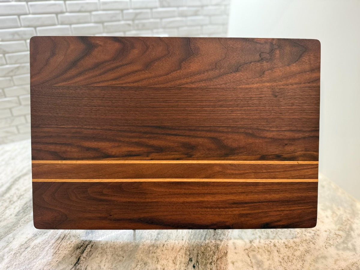 Personalized Black Walnut Cutting Board | Custom Engraved Chef Gift, Wedding, Housewarming