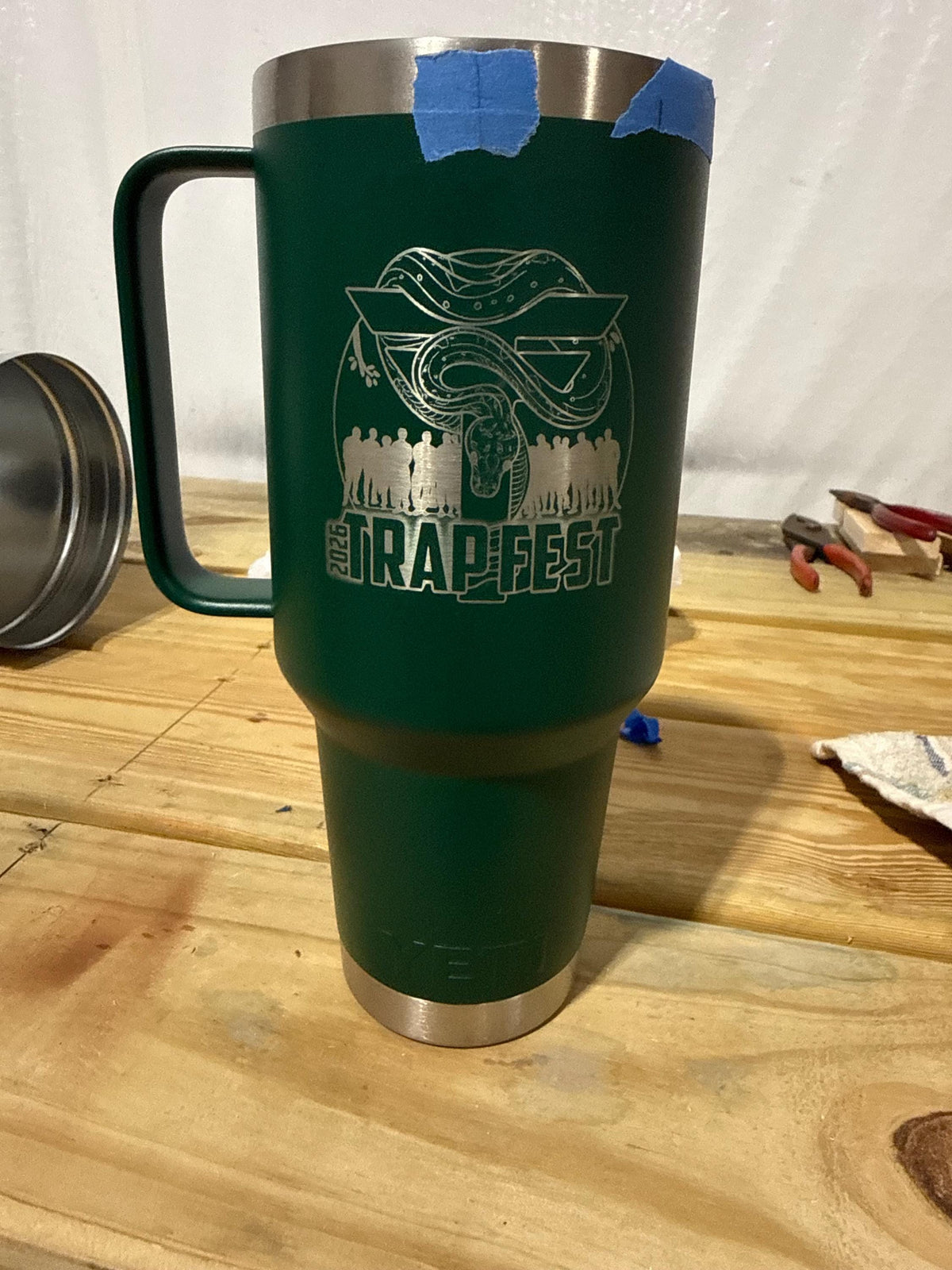 Custom Engraved Tumbler 40oz | Personalized Tumbler with Logo or Text | Custom Logo Tumbler | Engraved Business Cup | Personalized Gift