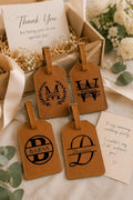Personalized Luggage Tags | Faux Leather | Travel