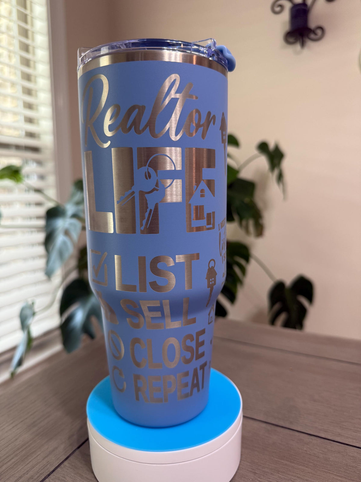 Realtor Tumbler | Laser Engraved Insulated Cup for Real Estate Agent