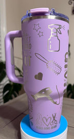 Hair Stylist Tumbler 32 or 40oz | Engraved Hairdresser Owala | Salon Owner Gift | Cosmetologist Cup | Full Wrap Hair Salon