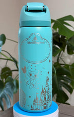 Magical Theme Park Day Inspired Owala | Full Wrap 32 oz Stitch Insulated Tumbler | Custom Drinkware