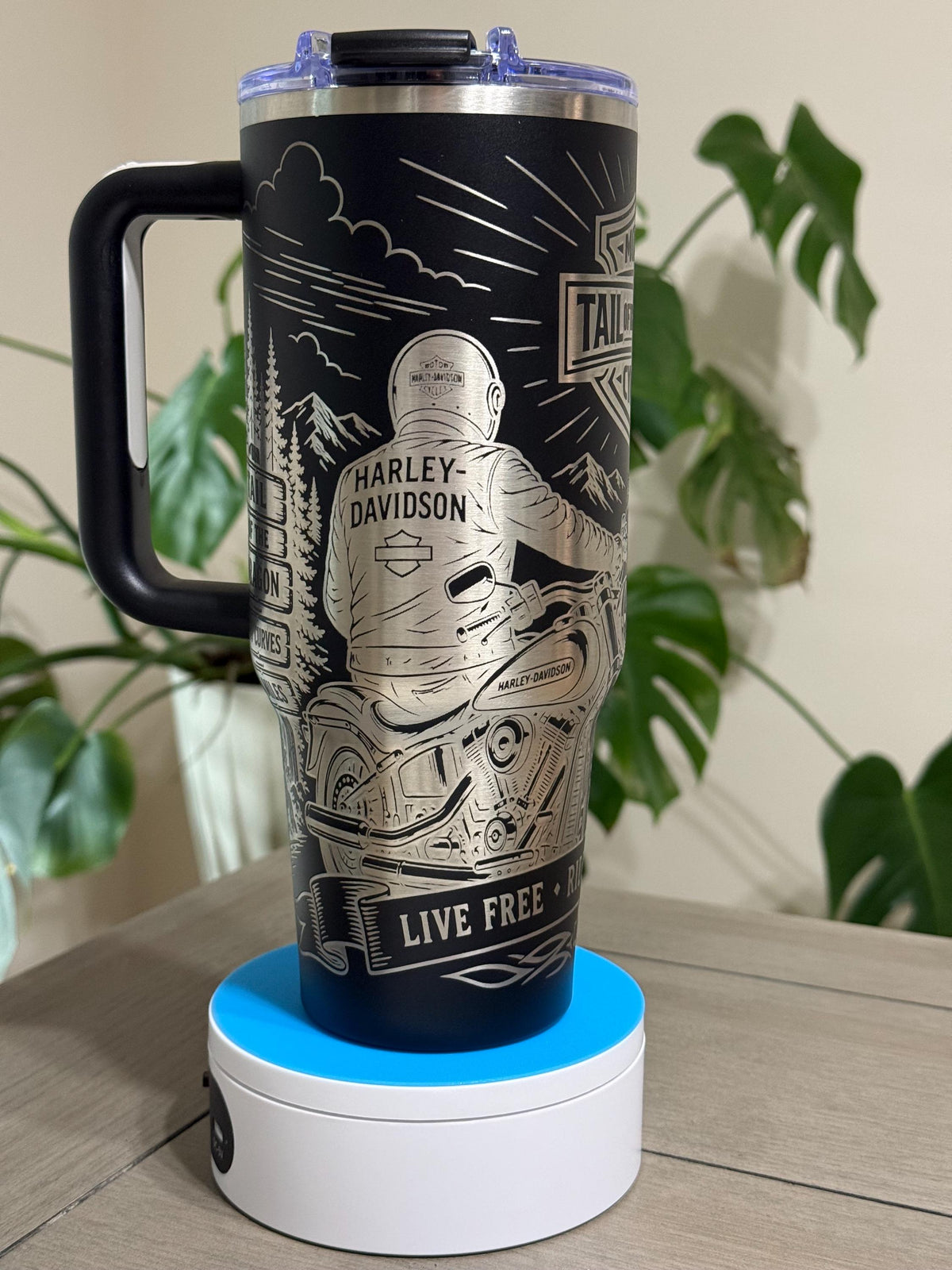 Tail of the Dragon US129 Motorcycle Tumbler | 318 Curves Ride Souvenir