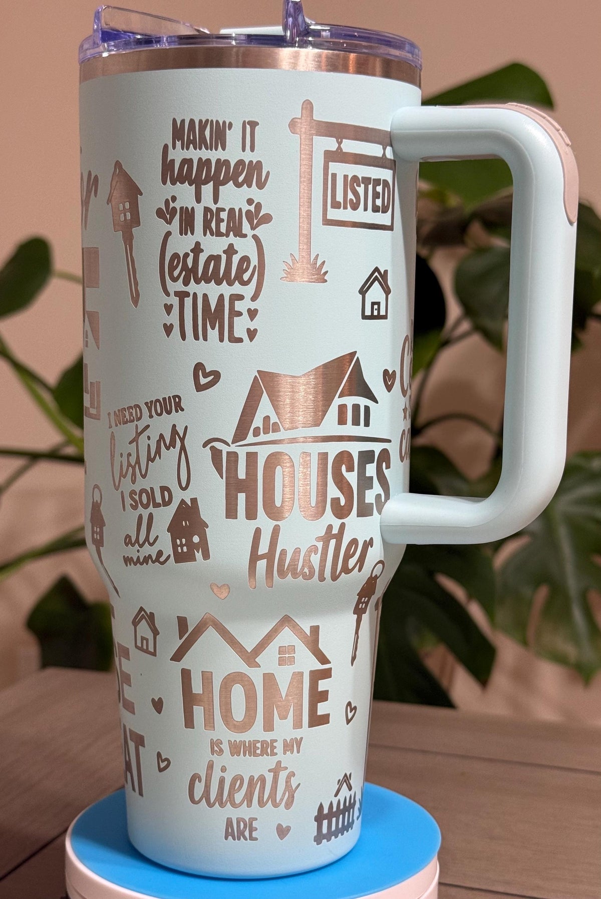 Realtor Tumbler | Laser Engraved Insulated Cup for Real Estate Agent