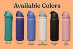 Birth Flower Owala Free Sip | 24 or 32 oz Insulated Tumbler | Custom Drinkware