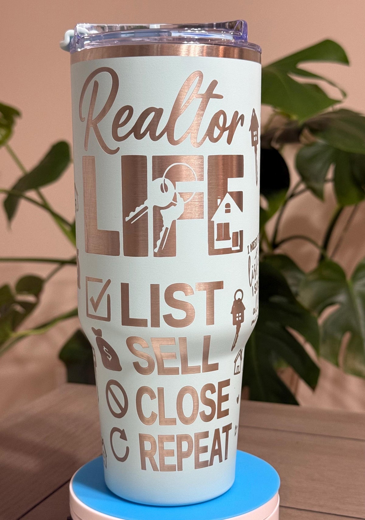 Realtor Tumbler | Laser Engraved Insulated Cup for Real Estate Agent
