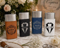 Custom Laser Engraved Groom, Groomsman, Father Cigar Case | Portable Cigar Holder for Wedding Party