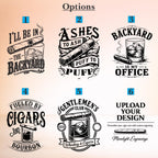 Custom Laser Monogrammed Engraved Cigar Case | Portable Cigar Holder| Personalization Options | Create Your Own