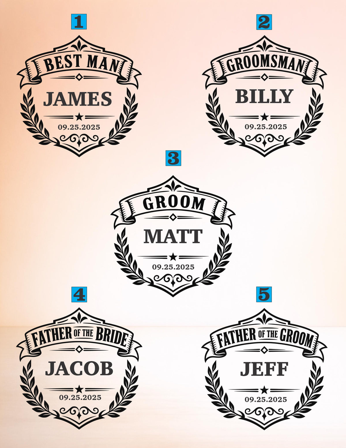 Custom Laser Engraved Groom, Groomsman, Father Cigar Case | Portable Cigar Holder for Wedding Party