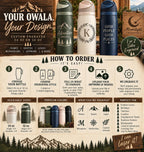 Personalized Owala Water Bottle | Custom Engraved Owala 24oz or 32oz | Custom Logo | Name or Quote Engraving | Personalized Gift