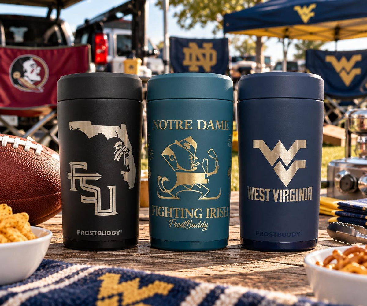 Engrave ANYTHING Custom Universal FrostBuddy Can Cooler | Personalized FrostBuddy with Logo | ANY Logo 1 or 2 Sided Engraving