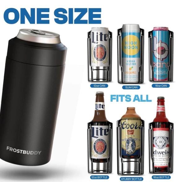 Last Toast on the Coast Universal Frost Buddy | Personalized Beach Bachelorette Can Cooler | Custom Bride Gift | Coastal Bridal Party Favor