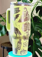 Classic Monster Tumbler | Vintage Horror Engraved Cup | Retro Halloween Tumbler | Spooky Horror Gift | Owala or Hogg